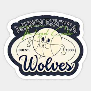 timberwolves Sticker